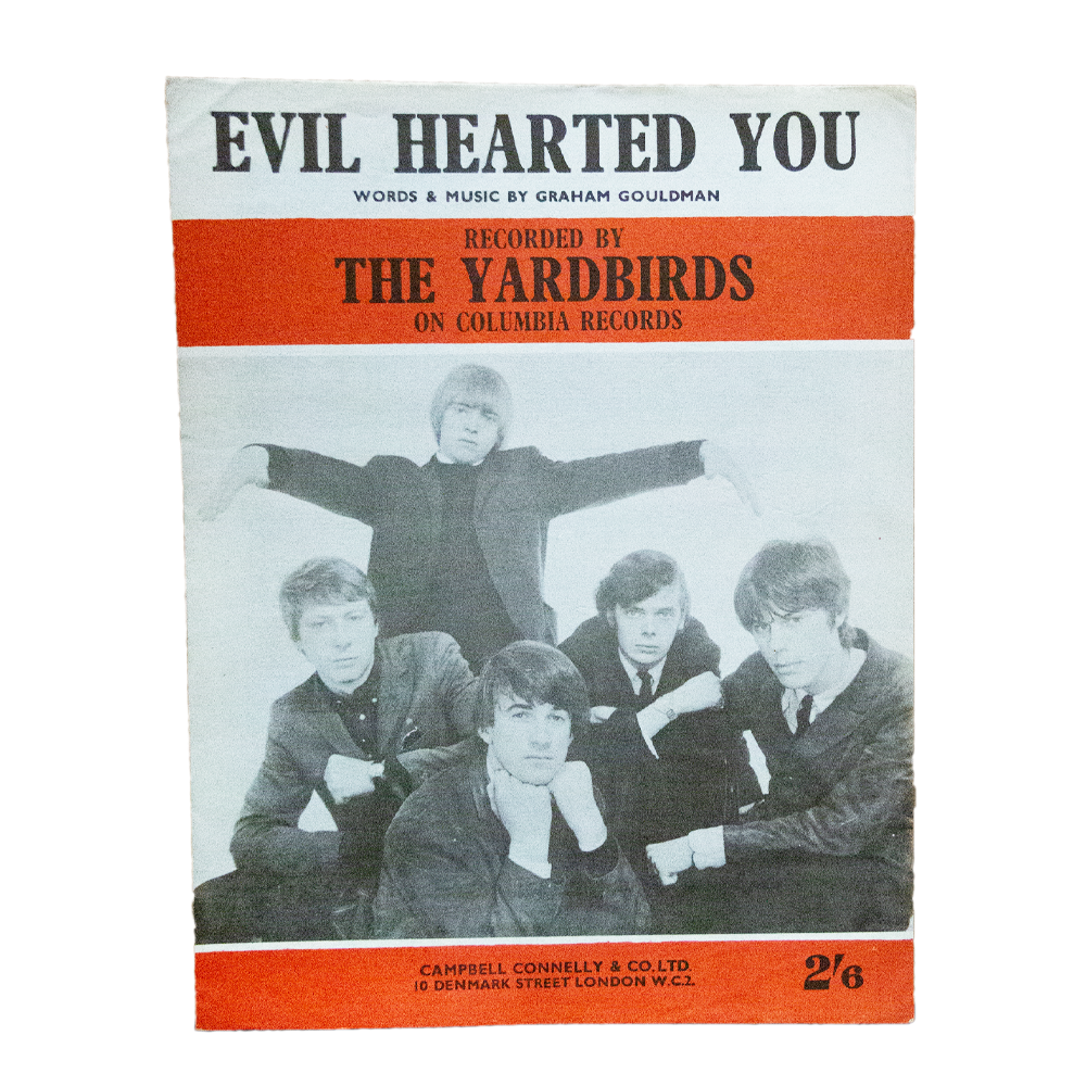 Yardbirds, The -- Evil-Hearted You [Sheet Music]