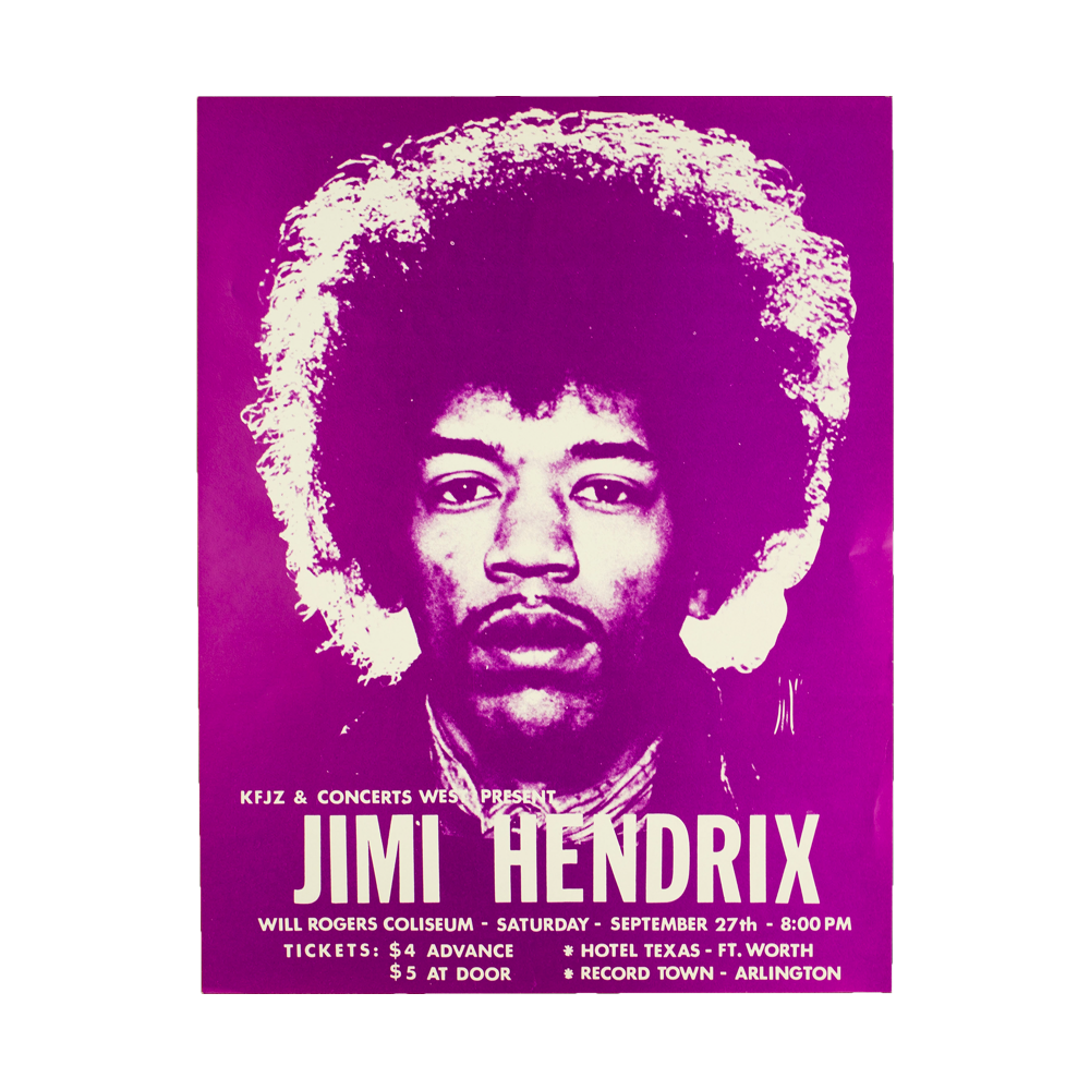 Jimi Hendrix -- [Handbill]