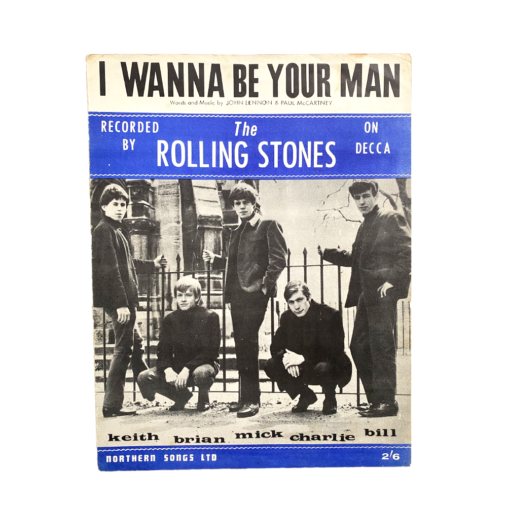 The Rolling Stones -- I Wanna Be Your Man [Sheet Music]