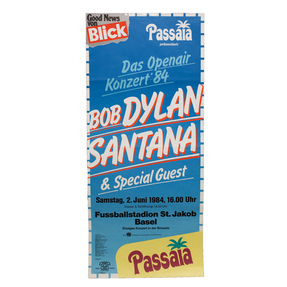 Bob Dylan -- Basel [Poster]