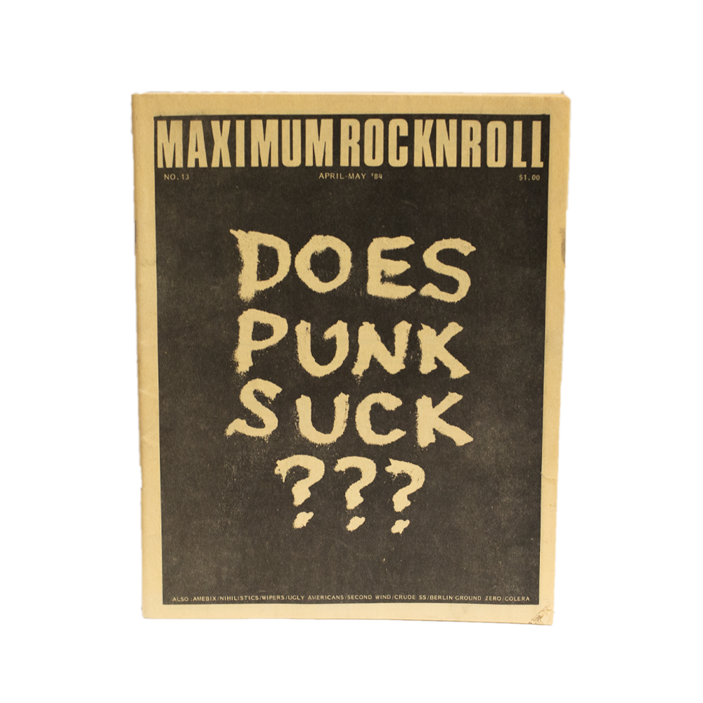 Maximum Rocknroll -- Issue #13 [Magazine]