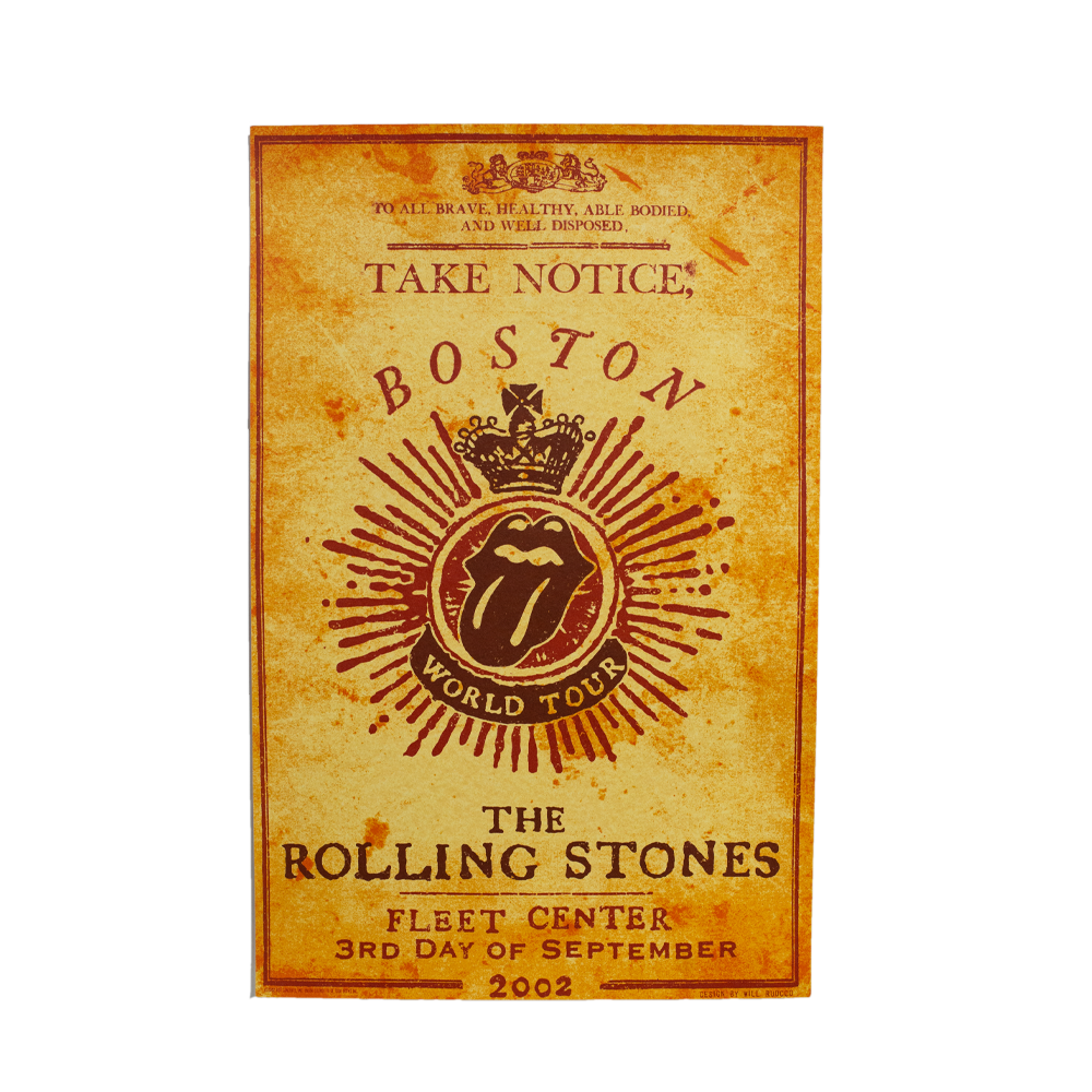 The Rolling Stones -- 2002 Boston [Poster]