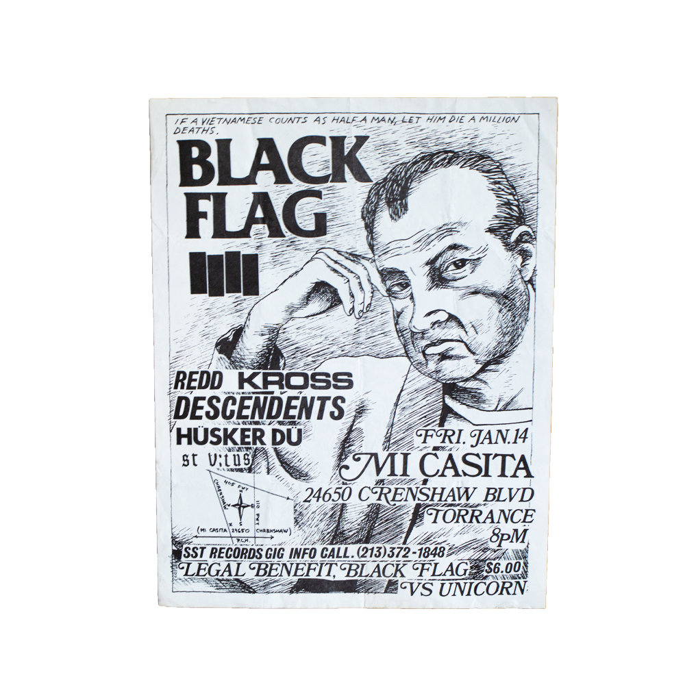 Black Flag -- Mi Casita 1983 [Handbill]