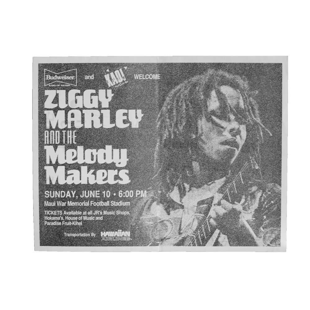 Marley, Ziggy -- Hawaii [Handbill]