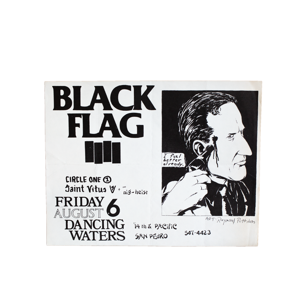 Black Flag -- Dancing Waters [Handbill]