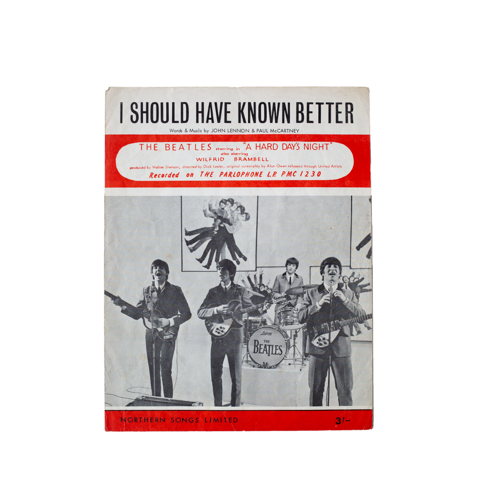 The Beatles -- I Should Have Known Better [Sheet Music]