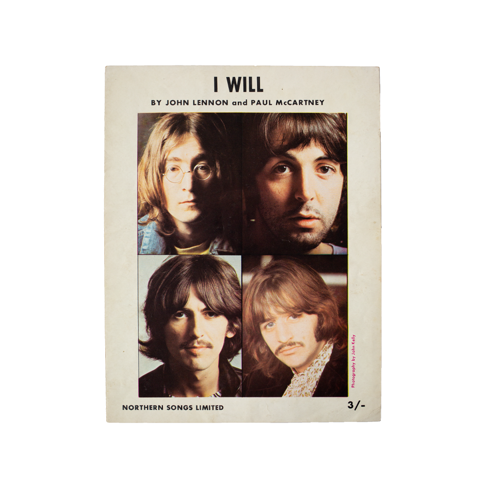 The Beatles -- I Will [Sheet Music]