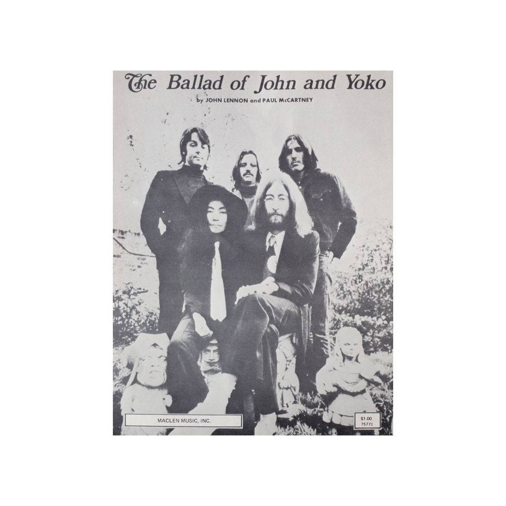 Lennon, John -- The Ballad od John and Yoho [Sheet Music