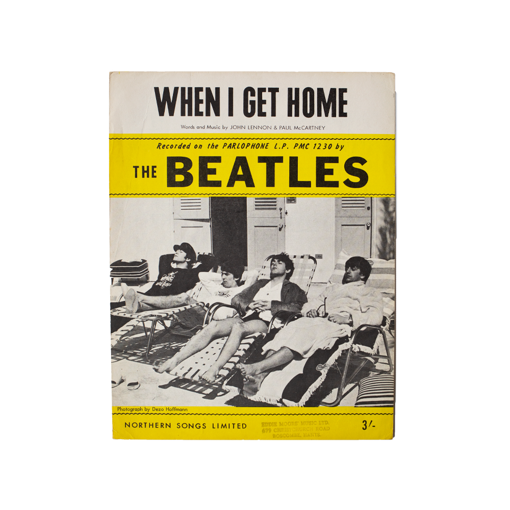 The Beatles -- When I get Home [Sheet Music]