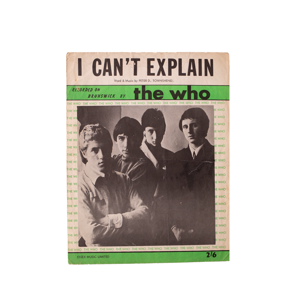 The Who -- I' Can't Explain [Sheet Music]