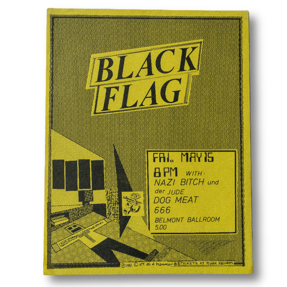 Black Flag -- Fresno 1981 [Handbill]