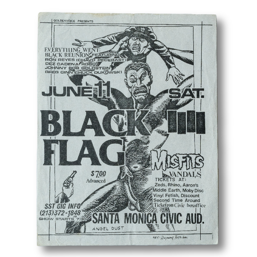 Black Flag -- Santa Monica 1983 [Handbill]
