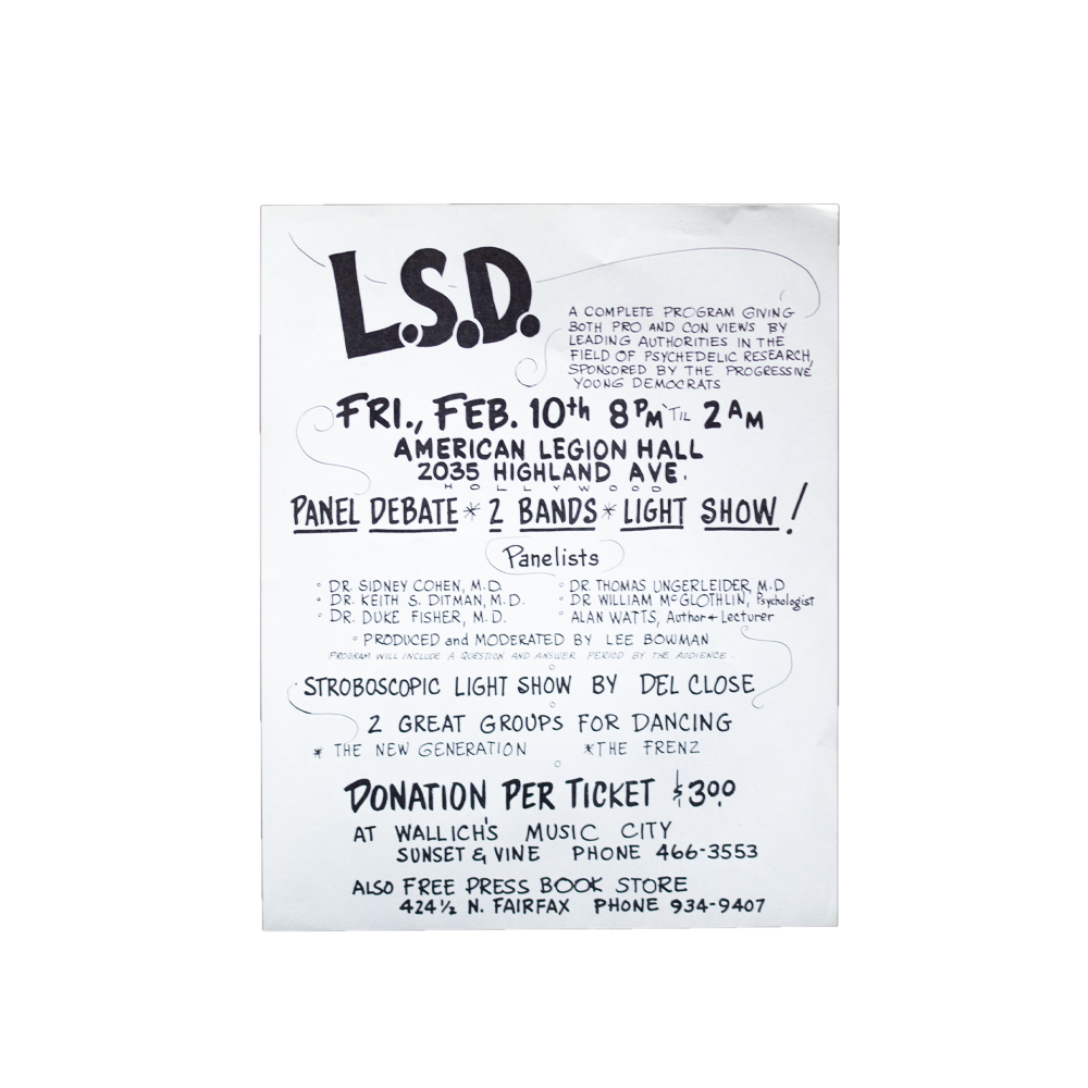 LSD Panel Debate -- [Handbill]