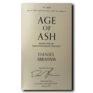 Abraham, Daniel -- Age of Ash [Book]