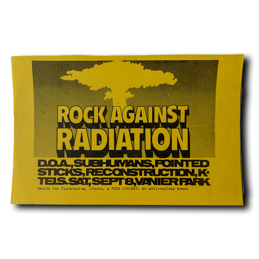 DOA -- Rock Against Radiation [Handbill]