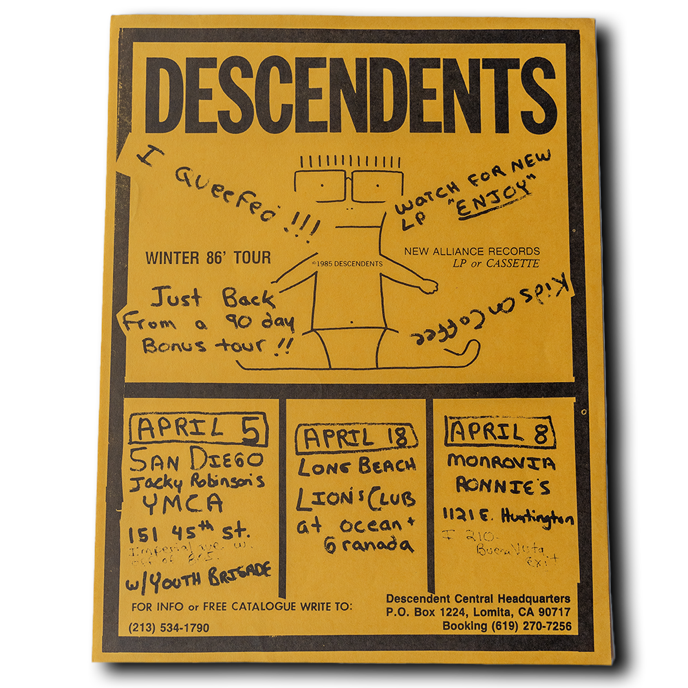 Descendents -- 1986 [Handbill]