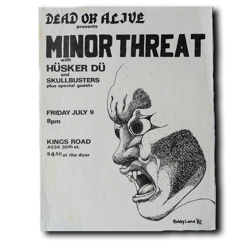 Minor Threat -- 1982 LA [Handbill]