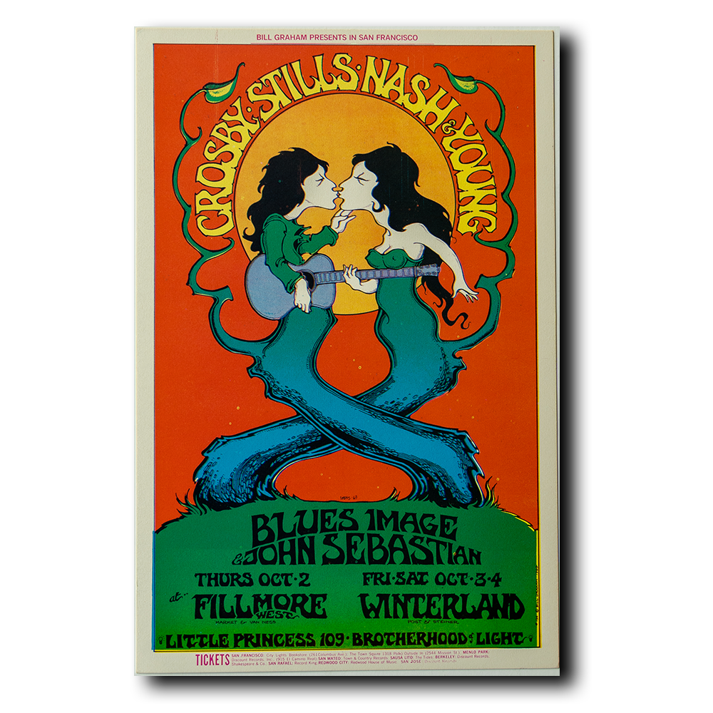 Crosby, Stills & Nash -- 1969 [Handbill]