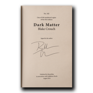 Crouch, Blake -- Dark Matter [Book]