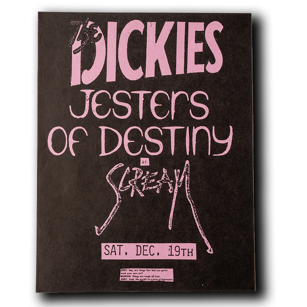 The Dickies -- 1980s [Handbill]