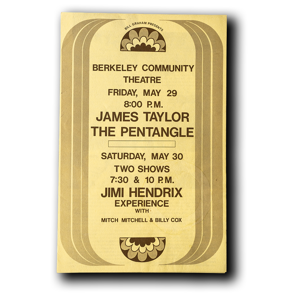 Jimi Hendrix -- Berkeley Concert [Program]