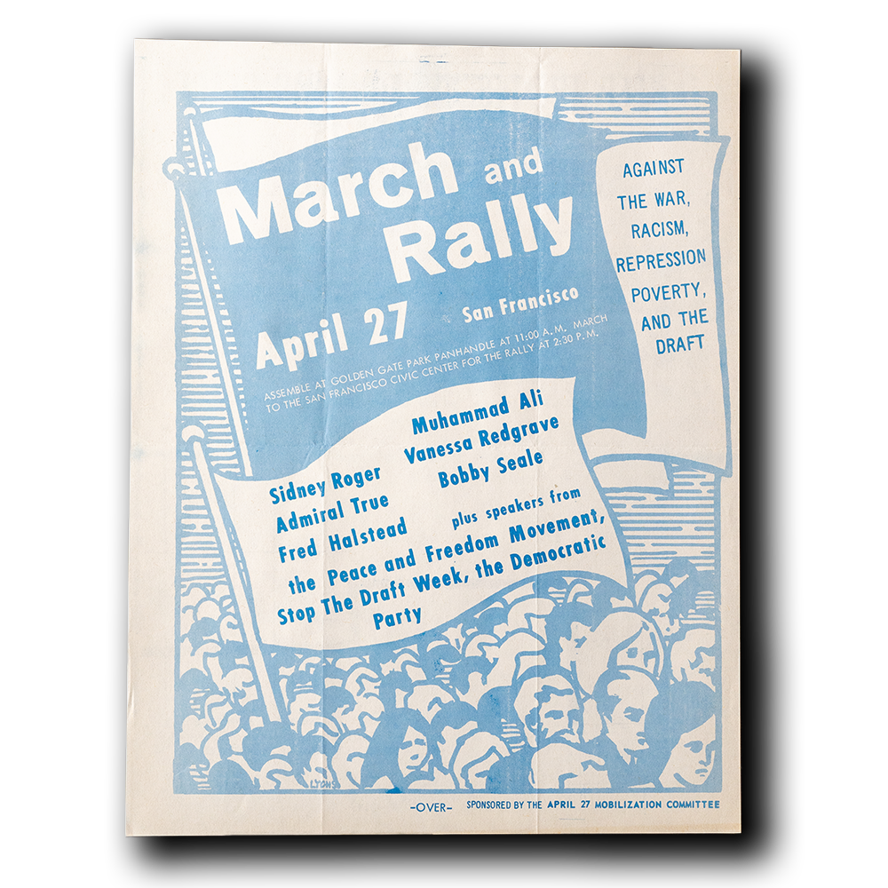 March and Rally -- 1968 [Handbill]