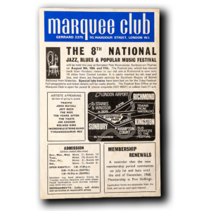 Marquee Club -- [Handbill]