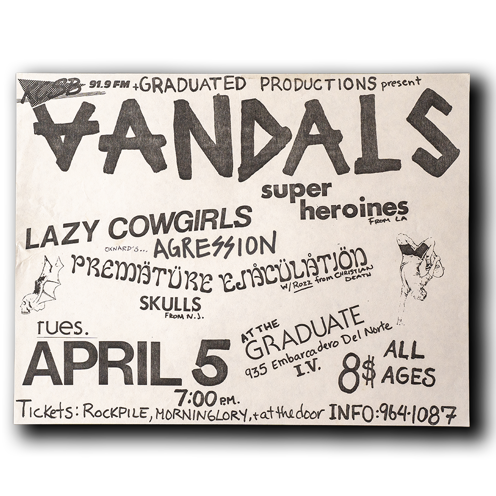 Vandals -- [Handbill]