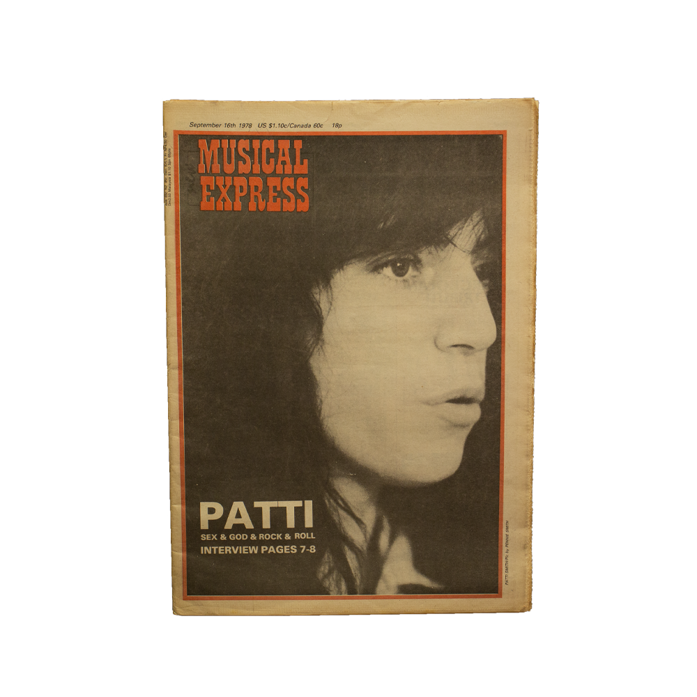NME -- Patti Smith Cover [Magazine]