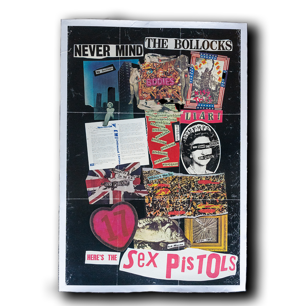 Sex Pistols -- Never Mind The Bollocks Collage [Poster]