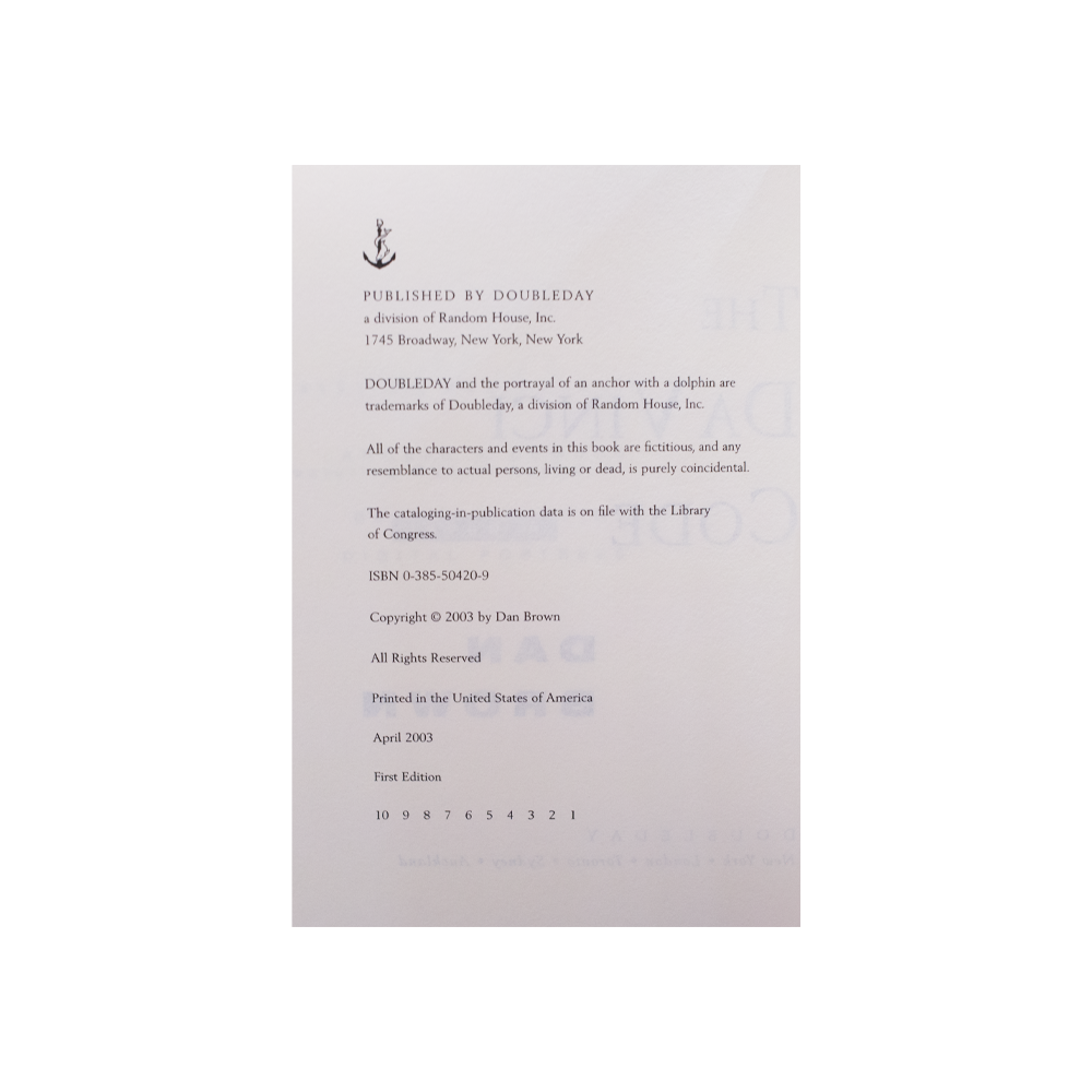 Brown, Dan - The Davinci Code [Book] - Bynx