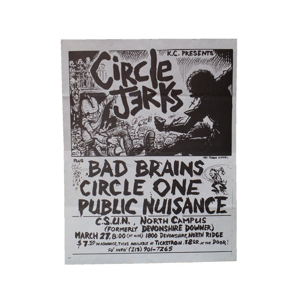 Circle Jerks -- 1981 [Handbill]