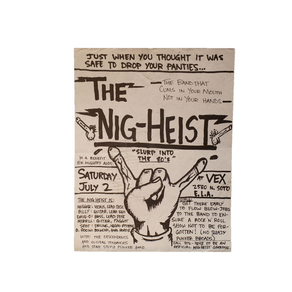 The Nig-Heist -- The Vex [Handbill]