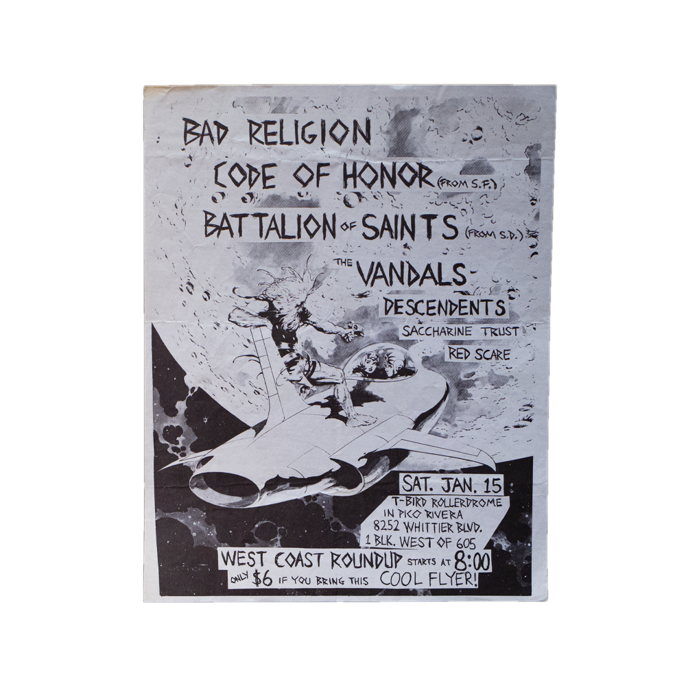 Bad Religion -- T-Bird Rollerdrome [Handbill]