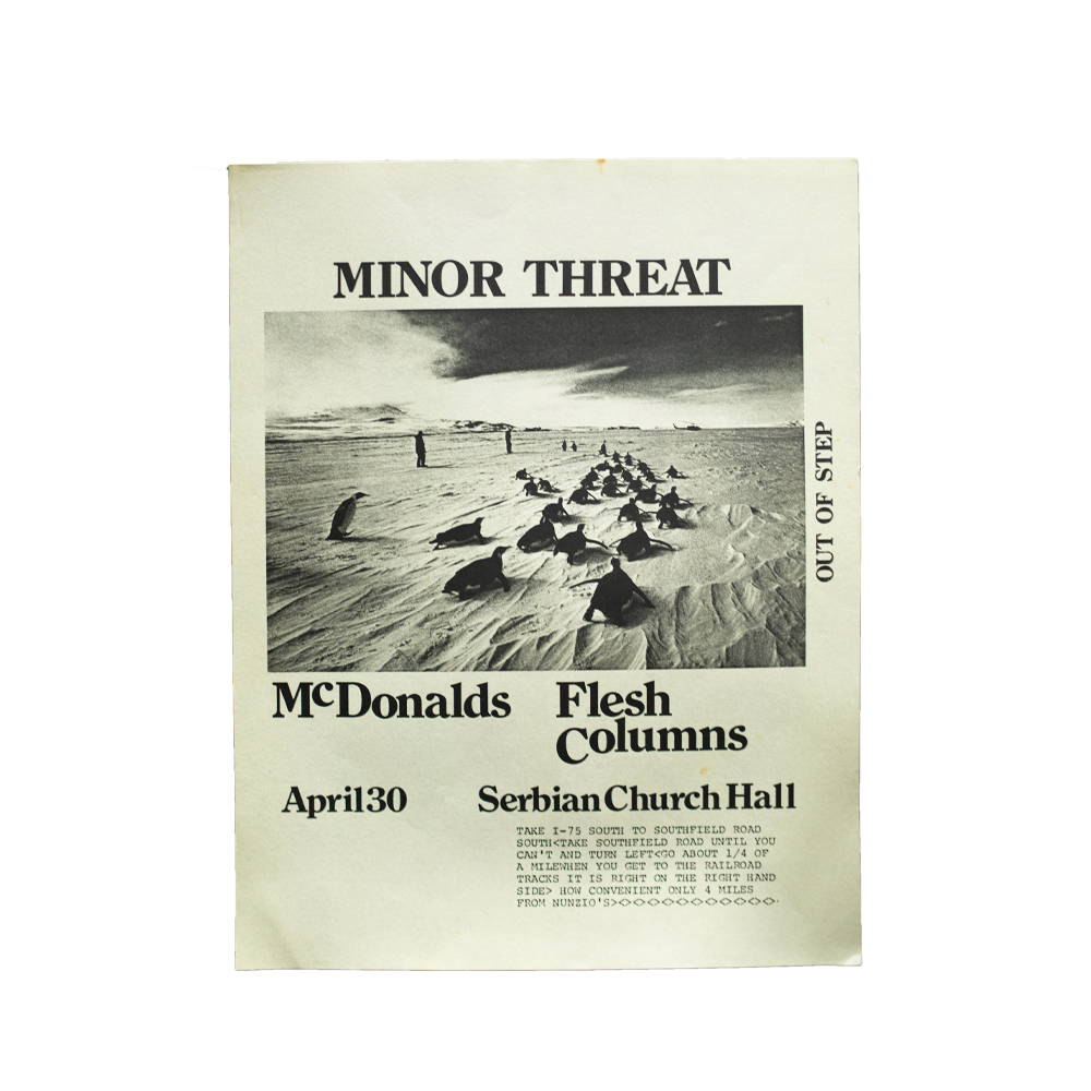 Minor Threat -- 1983 [Handbill]