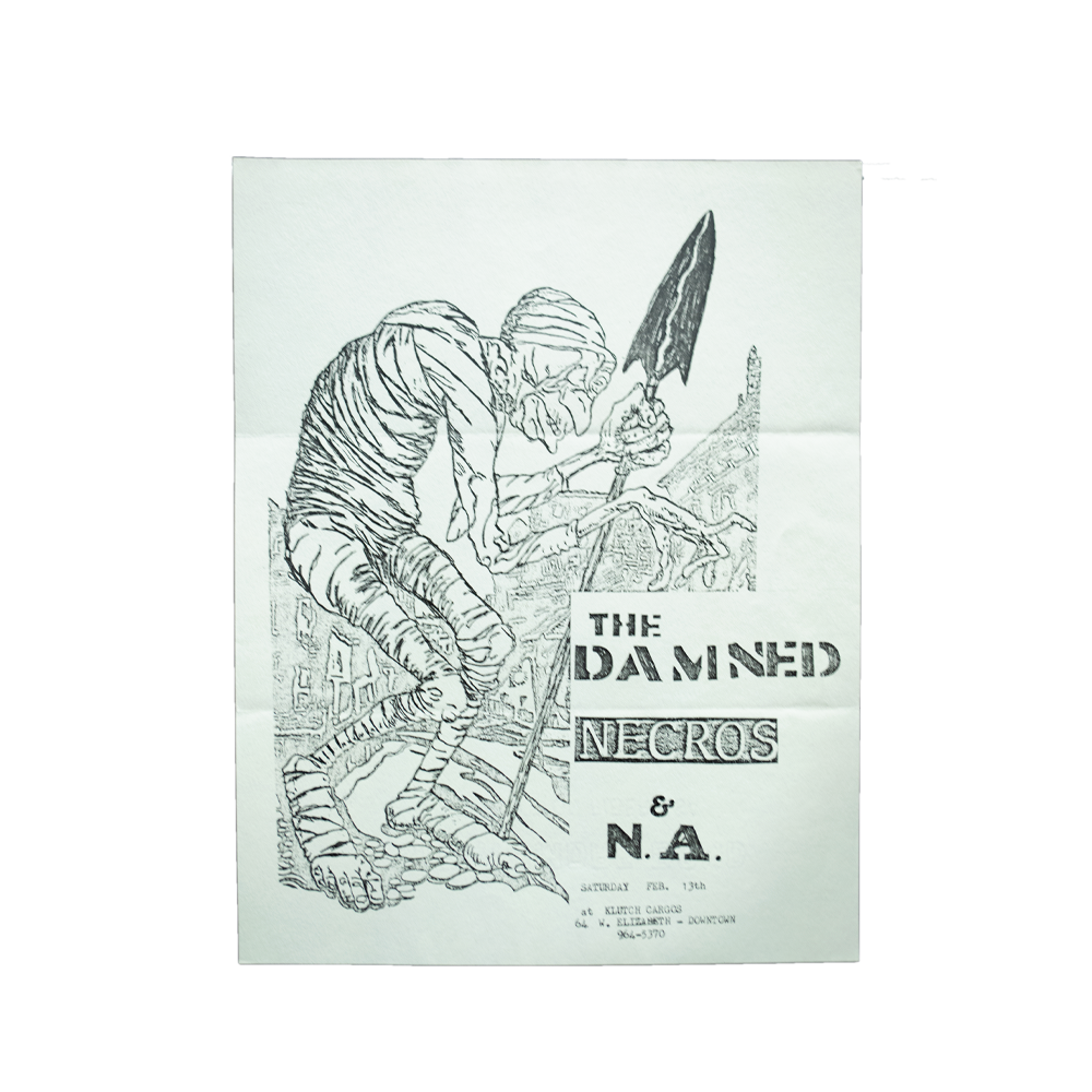 The Damned -- Clutch Cargos [Handbill]