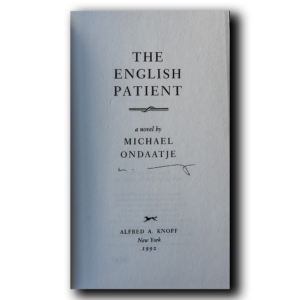 Ondaatje, Michael -- The English Patient Proof [Book]