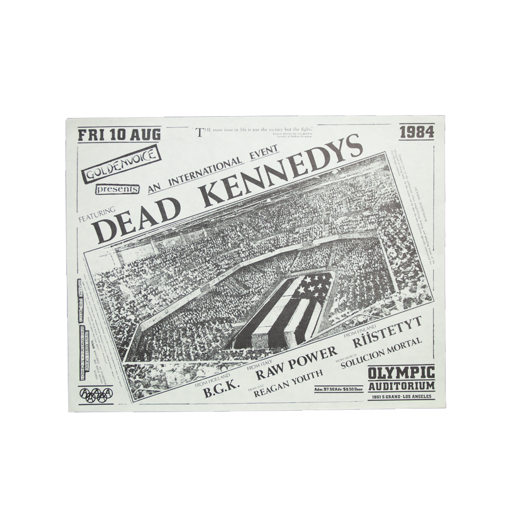 Dead Kennedys -- 1984 Olympic Auditorium [Handbill]