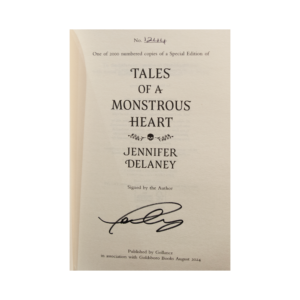 Delaney, Jennifer -- Tales of a Monstrous Heart [Book]