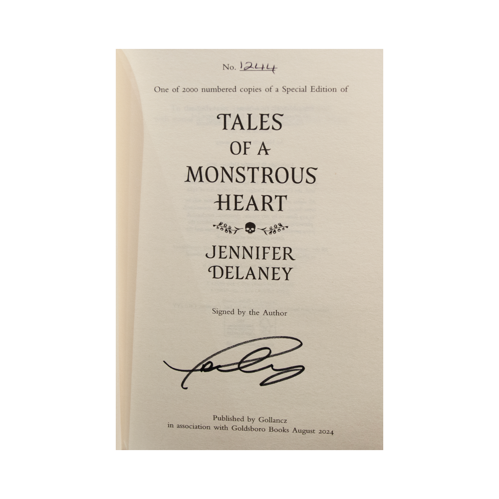 Delaney, Jennifer -- Tales of a Monstrous Heart [Book]