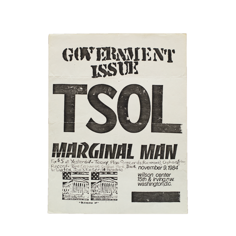 Government Issue - Wilson Center [Handbill]