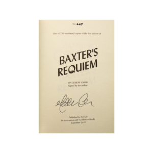 Crow, Matthew -- Baxter's Requiem [Book]
