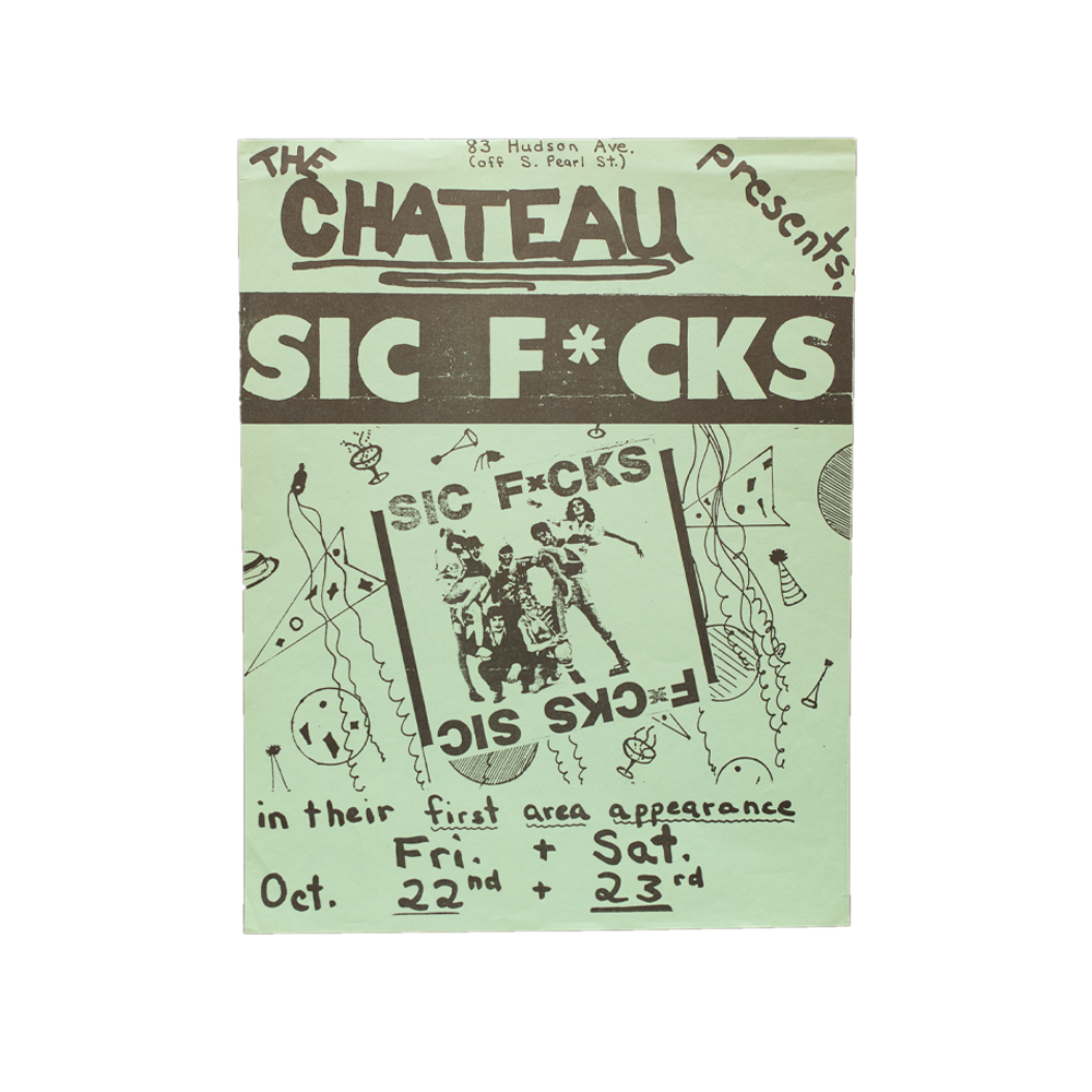 Sic Fucks -- The Chateau [Handbill]