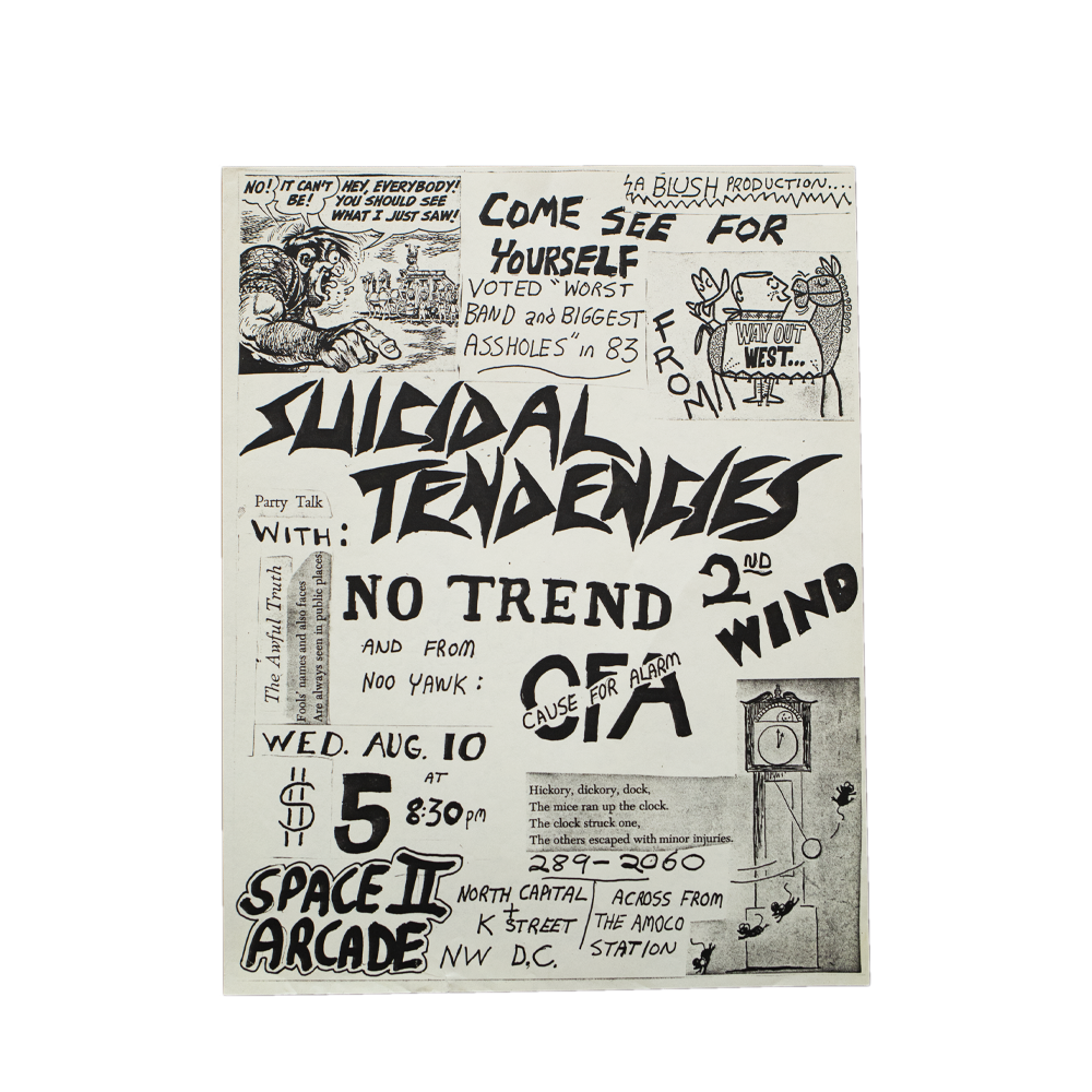 Suicidal Tendencies - Space II Arcade [Handbill]