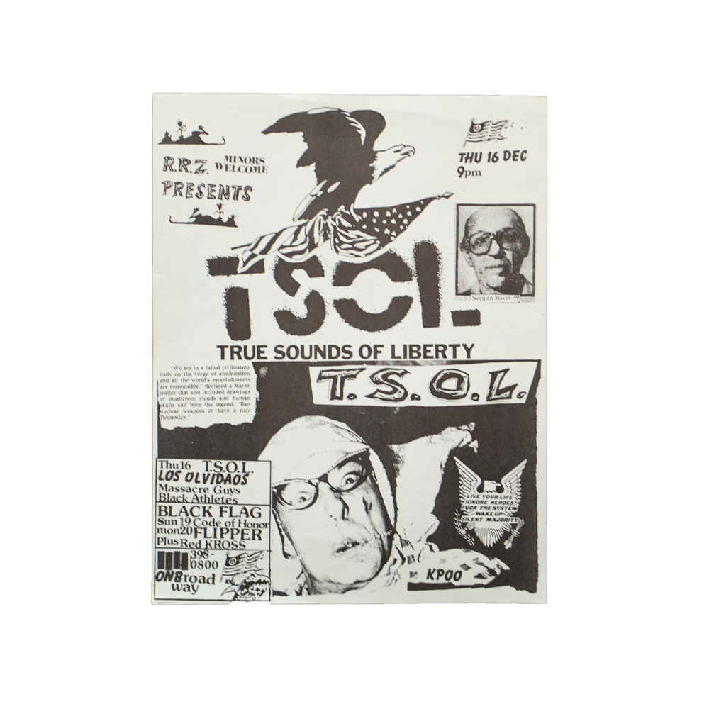 TSOL -- On Broadway [Handbill]