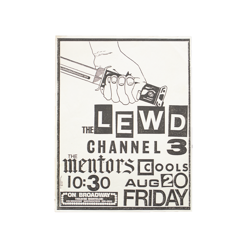 Lewd --On Broadway [Handbill]
