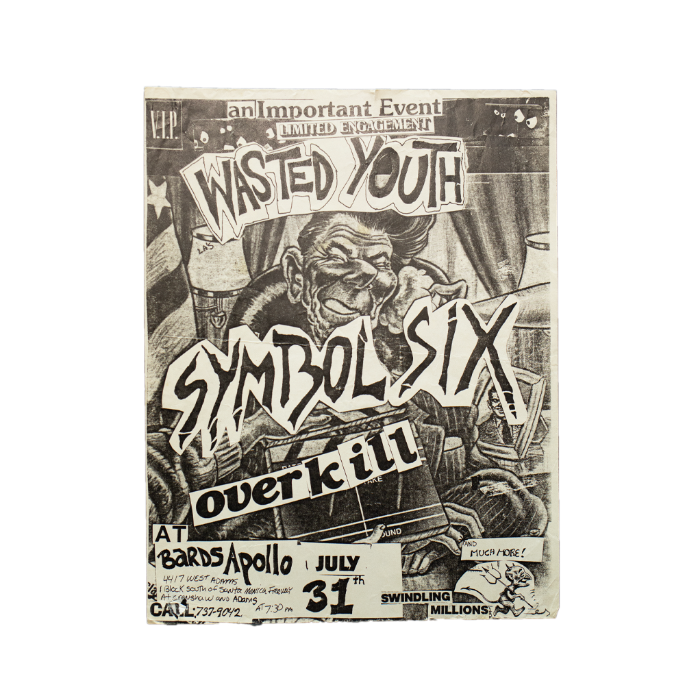 Wasted Youth -- Bard's Apollo [Handbill]