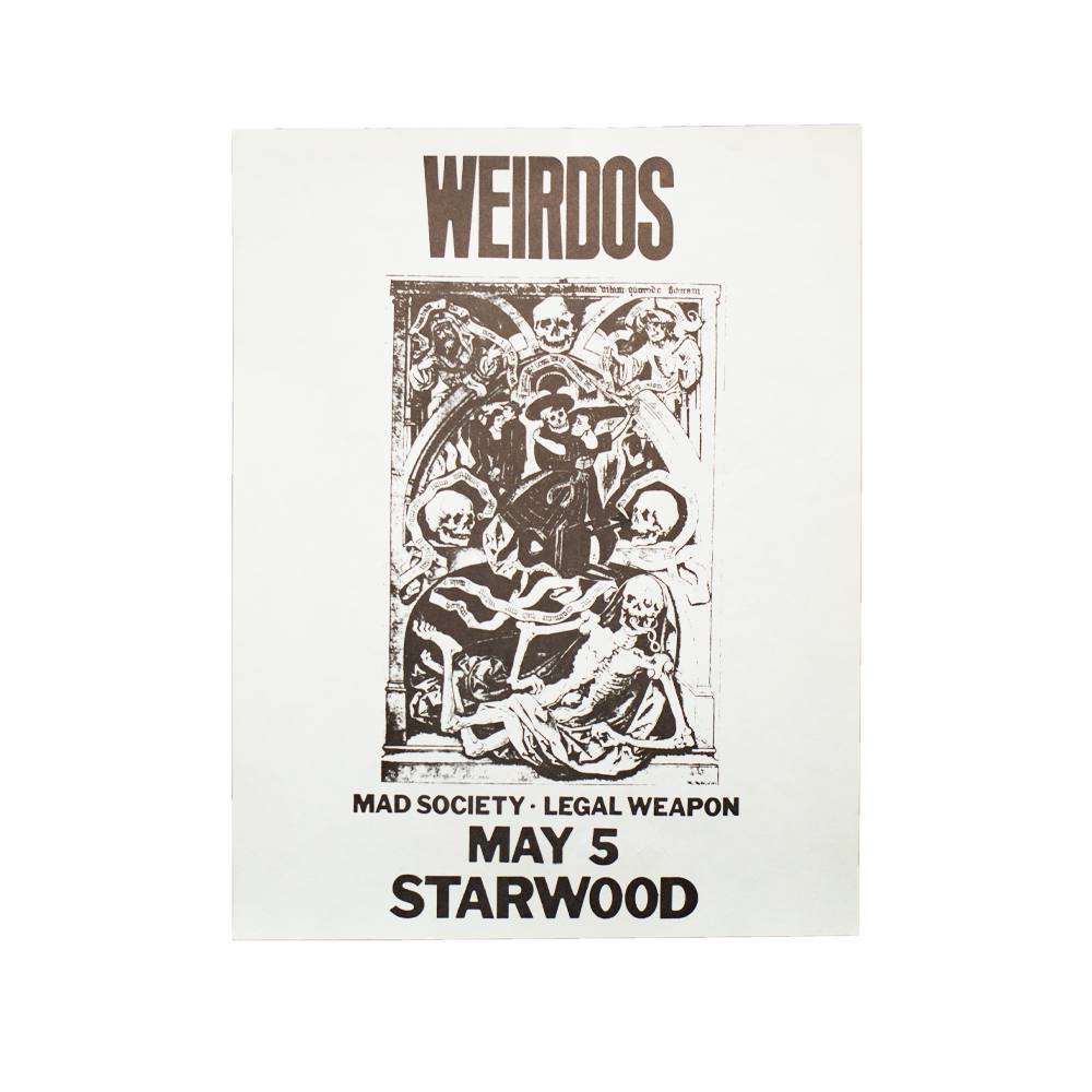 Weirdos -- Starwood [Handbill]
