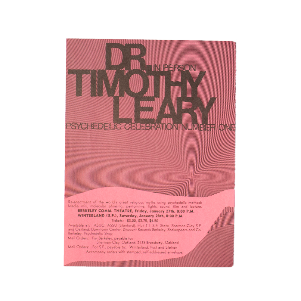 Leary, Timothy -- Psychedelic Celebration Number One [Handbill]