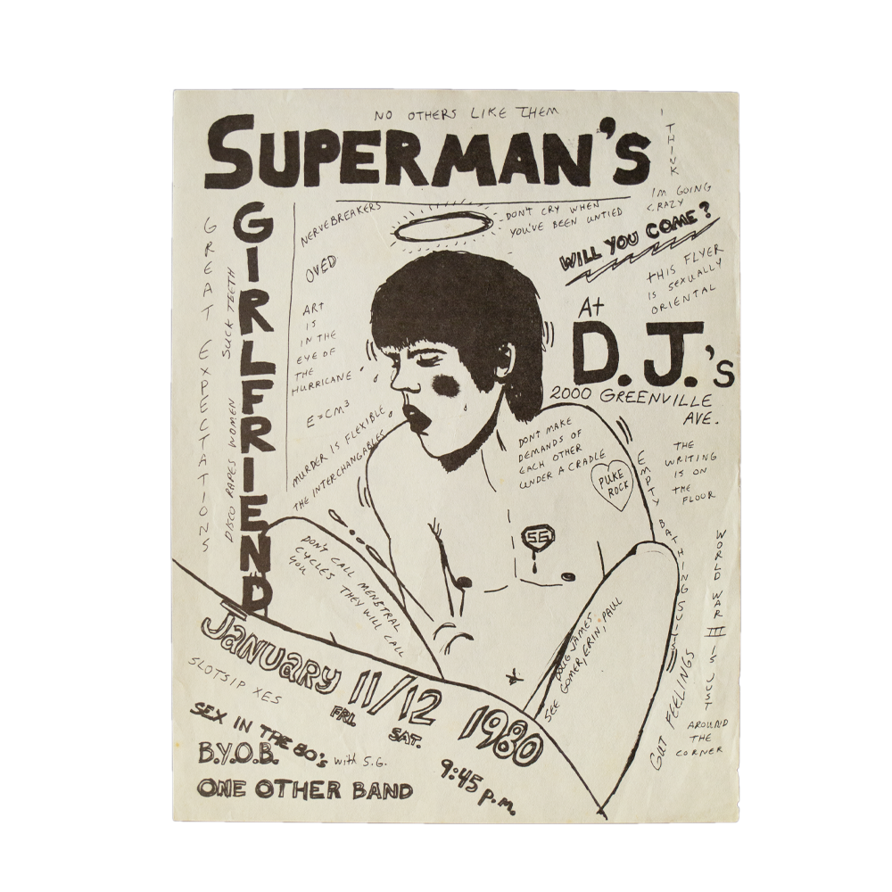 Superman's Girlfriend -- DJ's [Handbill]